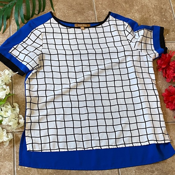 🥂 Color Block Abstract blouse - Picture 3 of 6